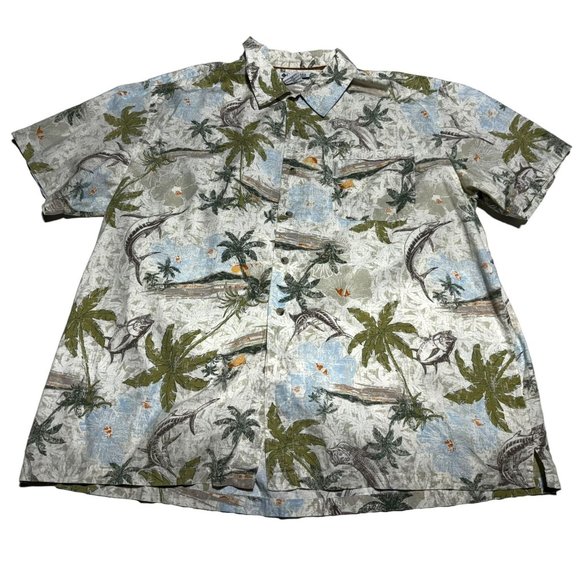 Columbia Hawaiian Shirt Multicolor Size XXL - Picture 6 of 6